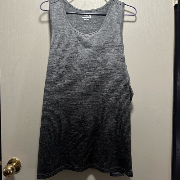 BCG Men's Gray to Black Gradient Athletic Tank Top - Size Medium - Racerback - Picture 2 of 16